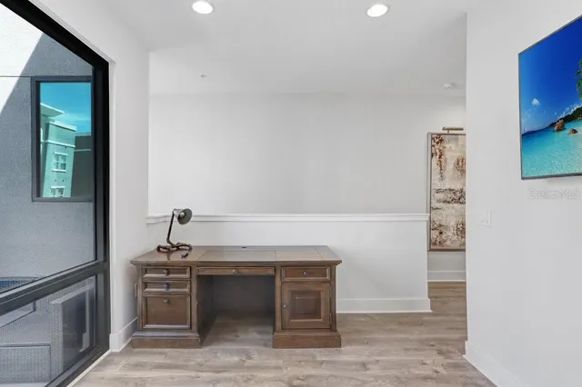 a room with storage and utility