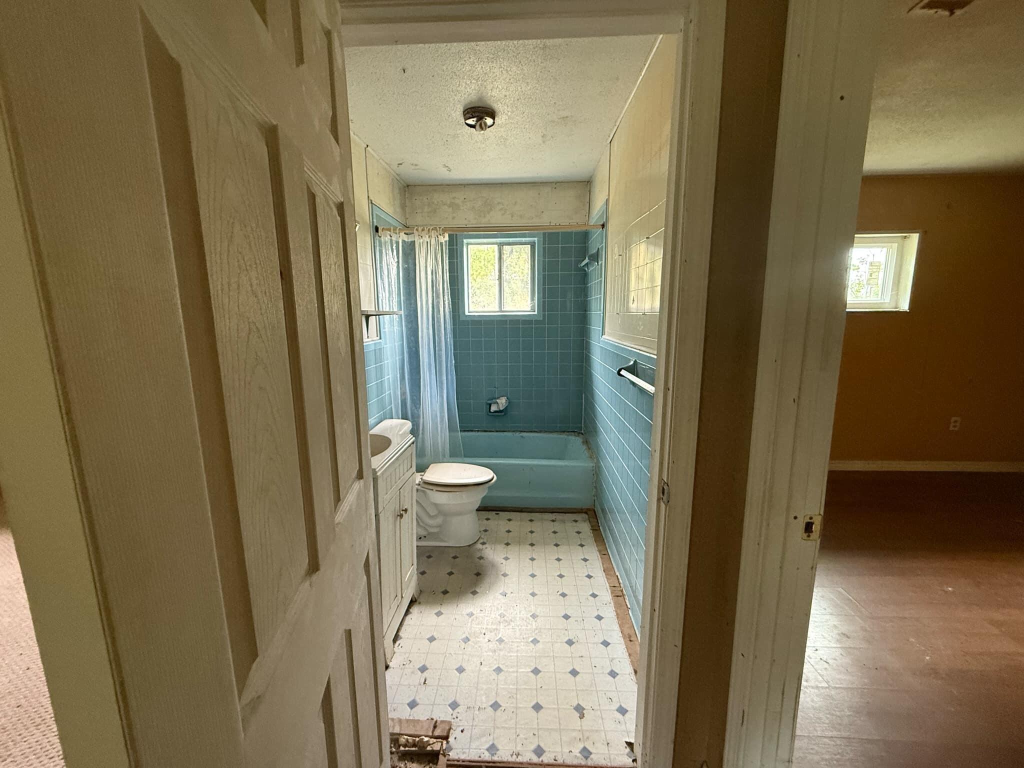 1951 Caton Road Florala, AL 36442 - Photo 14 of 34 a bathroom with a sink a toilet and shower