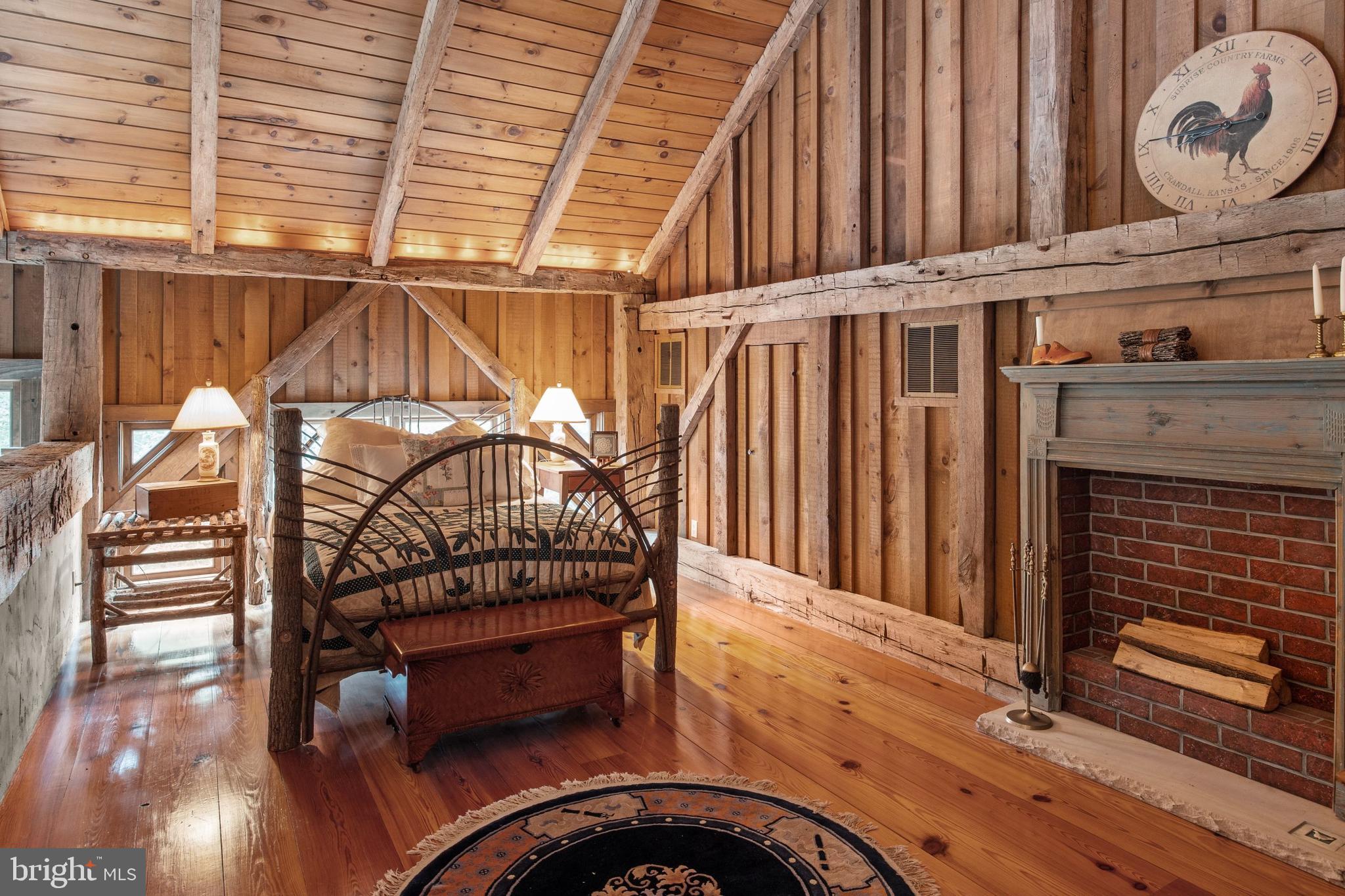 175 Pleasant Valley Road Titusville, NJ 08560 - Photo 30 of 137 2nd Loft Bedroom w/Faux Fireplace