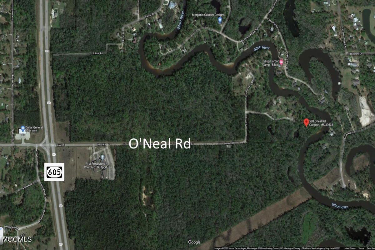 588 Oneal Road Gulfport, MS 39503 - Photo 6 of 10 588 O'Neal Google Map 2