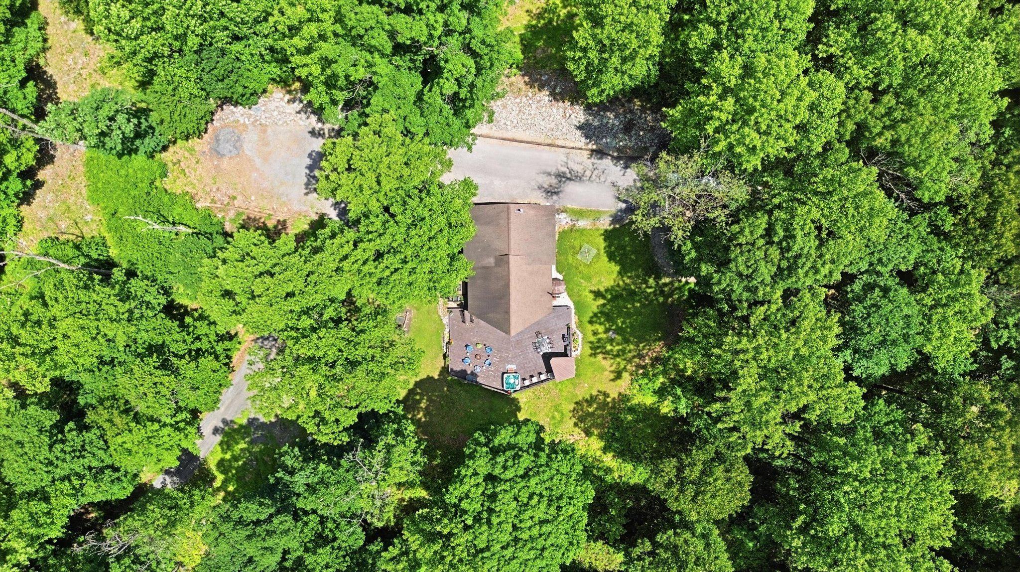 8939 Hawbottom Road Middletown, MD 21769 - Photo 9 of 92 an aerial view of a house with a yard and garden