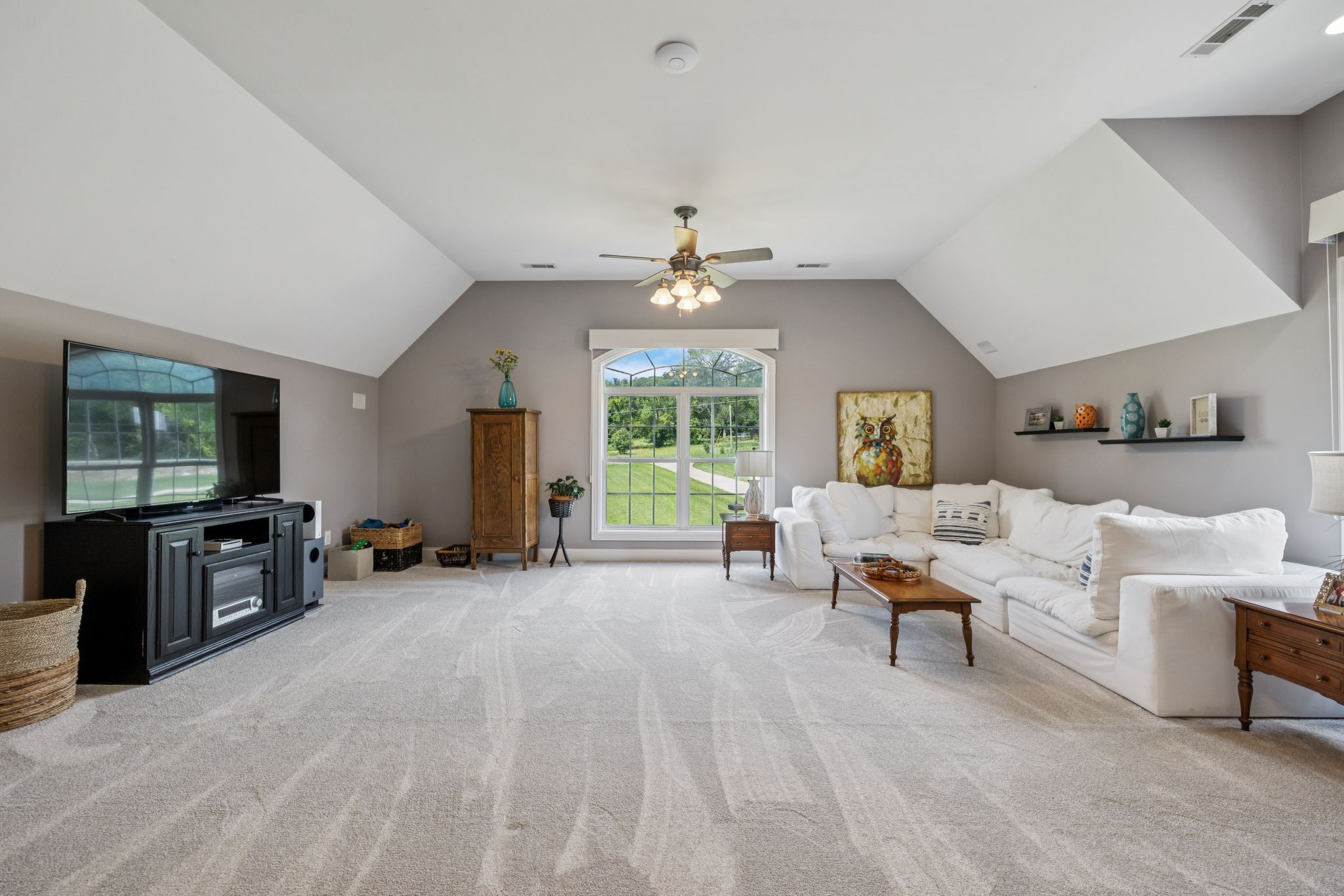 3056 Southeast Tater Peeler Road Lebanon, TN 37090 - Photo 73 of 100 a living room with furniture flat screen tv and windows