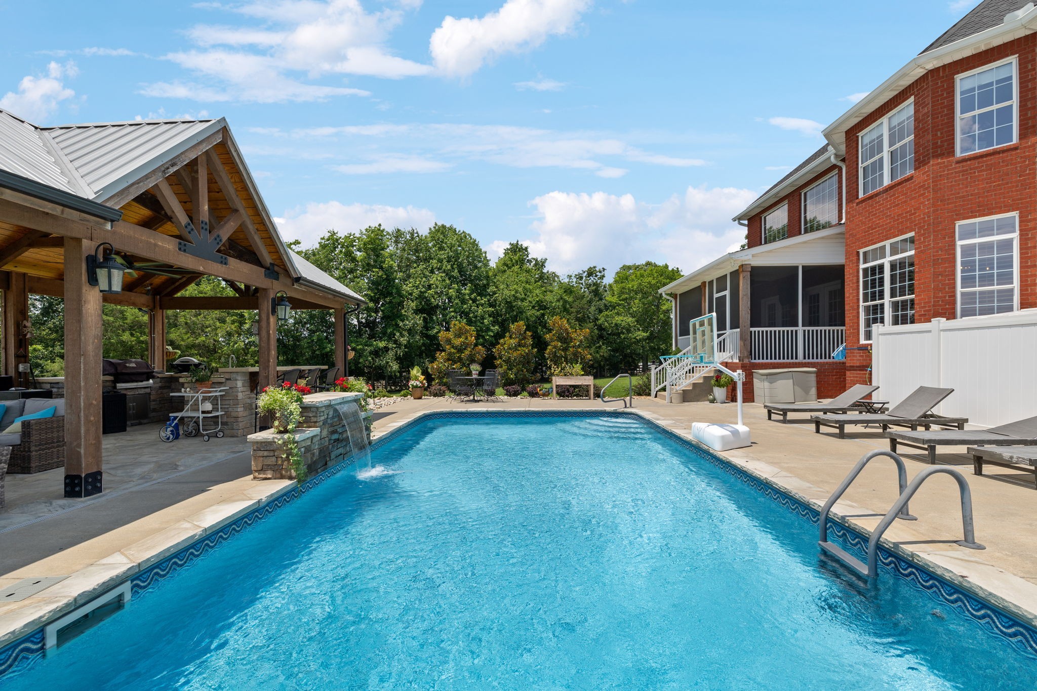 3056 Southeast Tater Peeler Road Lebanon, TN 37090 - Photo 81 of 100 a view of a patio with swimming pool table and chairs
