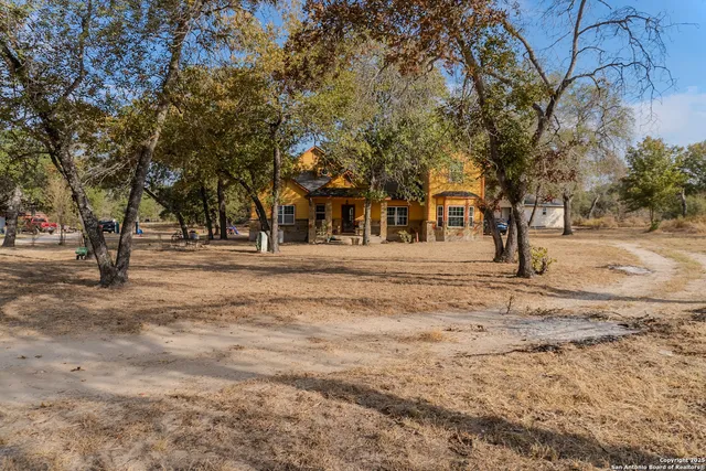 a view of road with trees