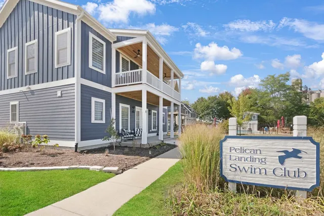 a sign on the side of a building