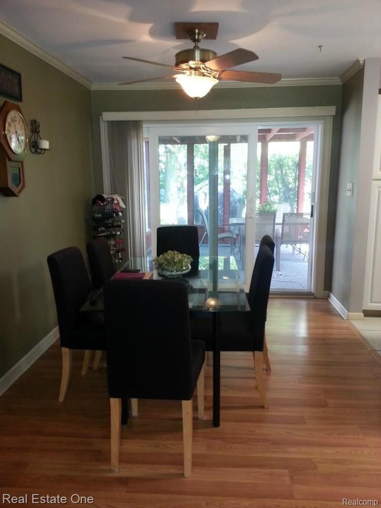 Dining Room leading to screened in sunporch