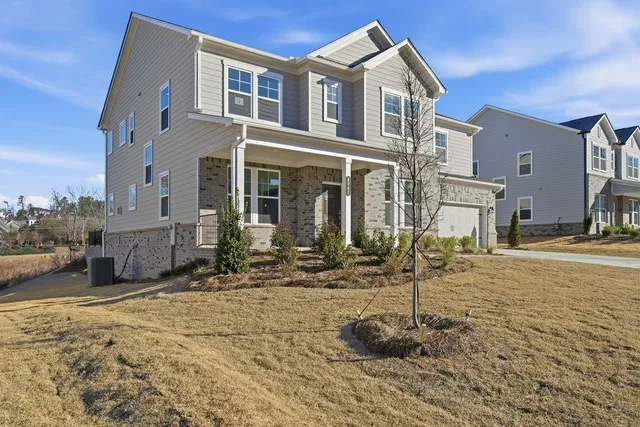 a view of a house with a patio