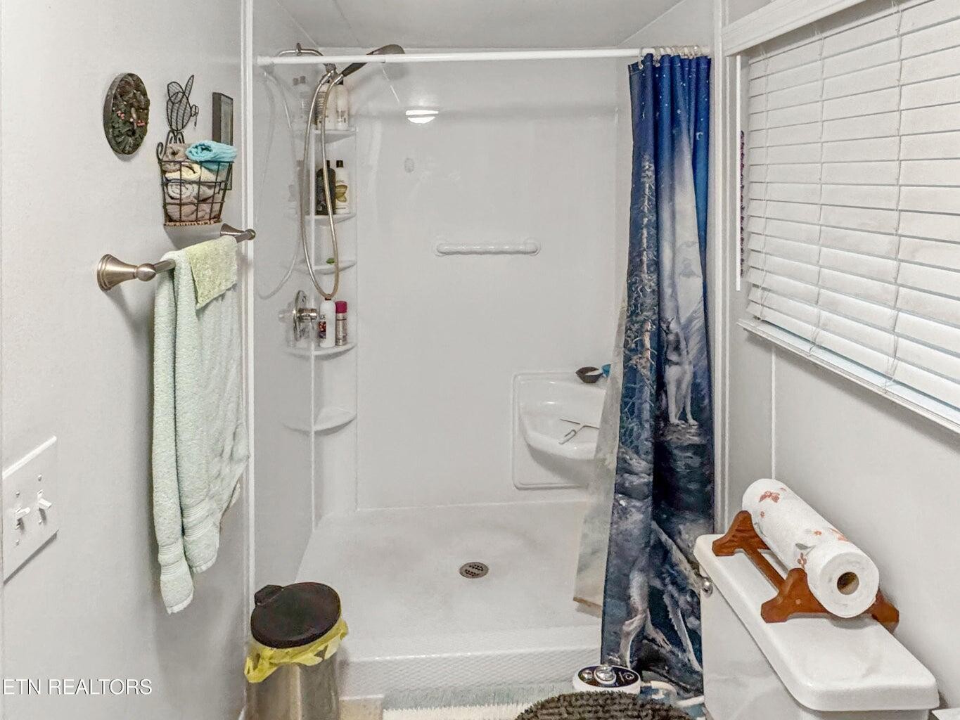 160 Casey Road Harriman, TN 37748 - Photo 12 of 30 a bathroom with a shower and a toilet