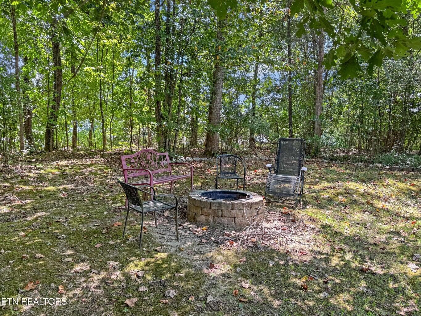 160 Casey Road Harriman, TN 37748 - Photo 23 of 30 a backyard of a house with table and chairs