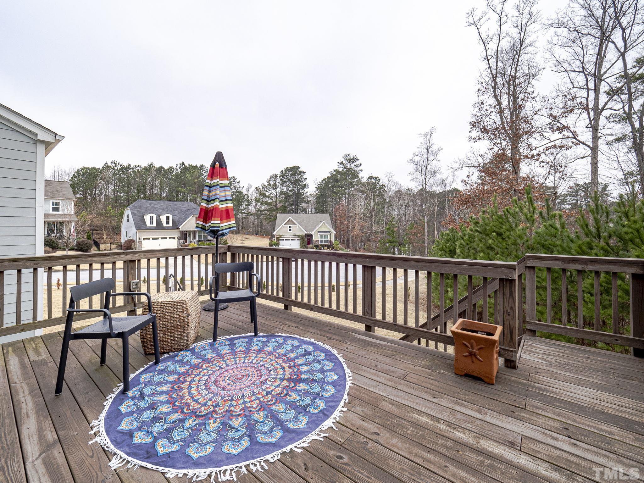 1990 Mostyn Lane Apex, NC 27502 - Photo 38 of 41 a view of balcony with furniture
