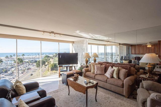 a view of a balcony with city