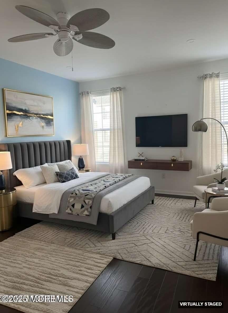 208 Revival Road Brick, NJ 08723 - Photo 13 of 24 a spacious bedroom with a bed and a flat screen tv