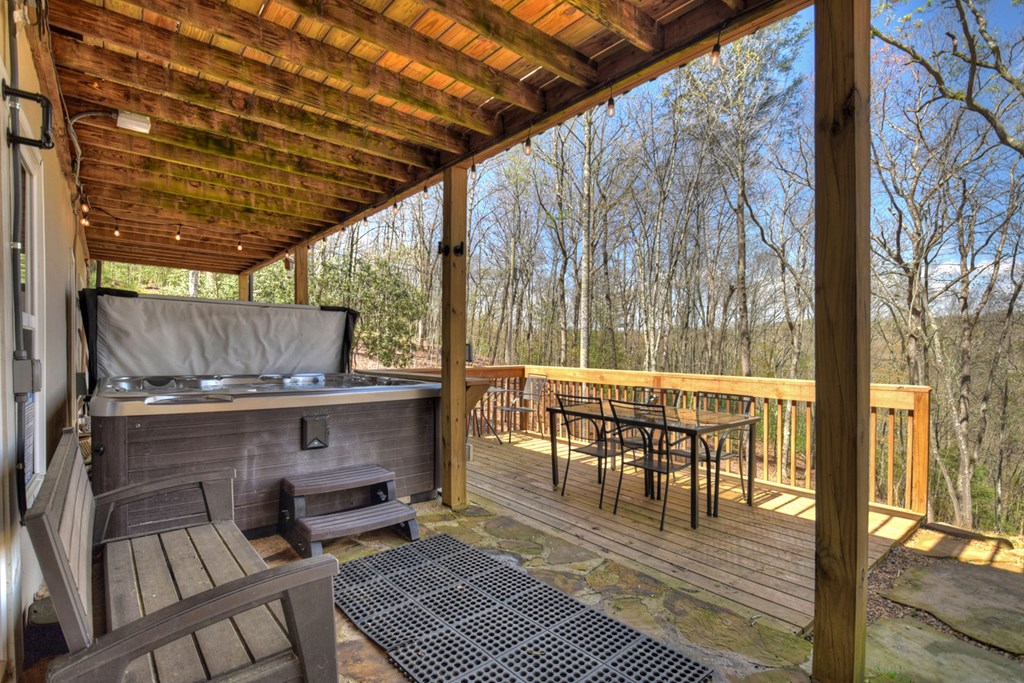 1276 Timber Lake Road Blue Ridge, GA 30513 - Photo 44 of 50 a view of barbecue area with seating area