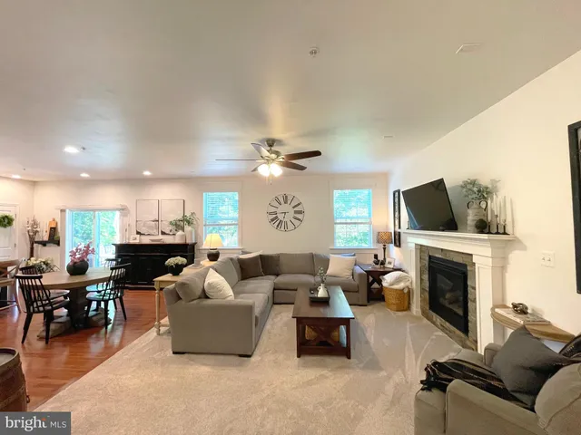 a view of a porch with furniture
