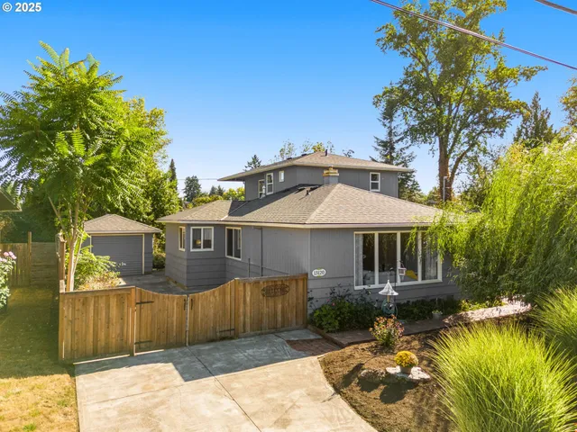a view of a house with a swimming pool