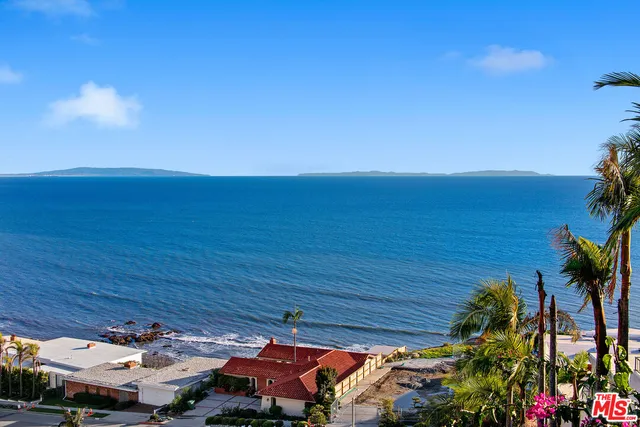 a view of outdoor space and ocean view