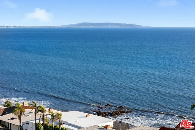 a view of an ocean beach