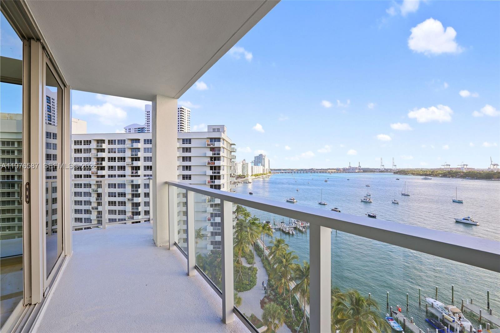 1500 Bay Road, Unit N0516 Miami Beach, FL 33139 - Photo 28 of 88 a view of a balcony with an outdoor space