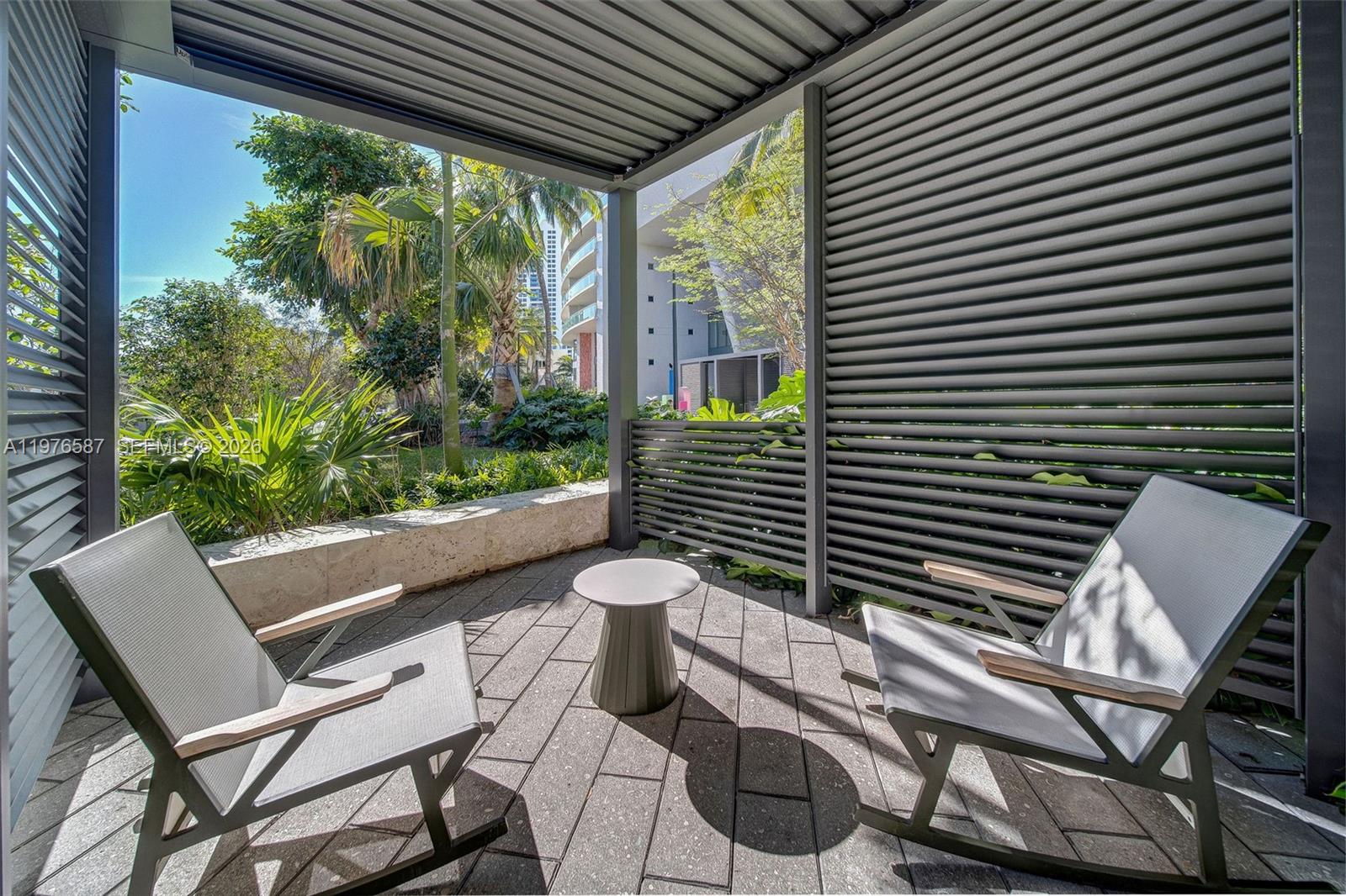 1500 Bay Road, Unit N0516 Miami Beach, FL 33139 - Photo 71 of 88 a view of porch with seating space