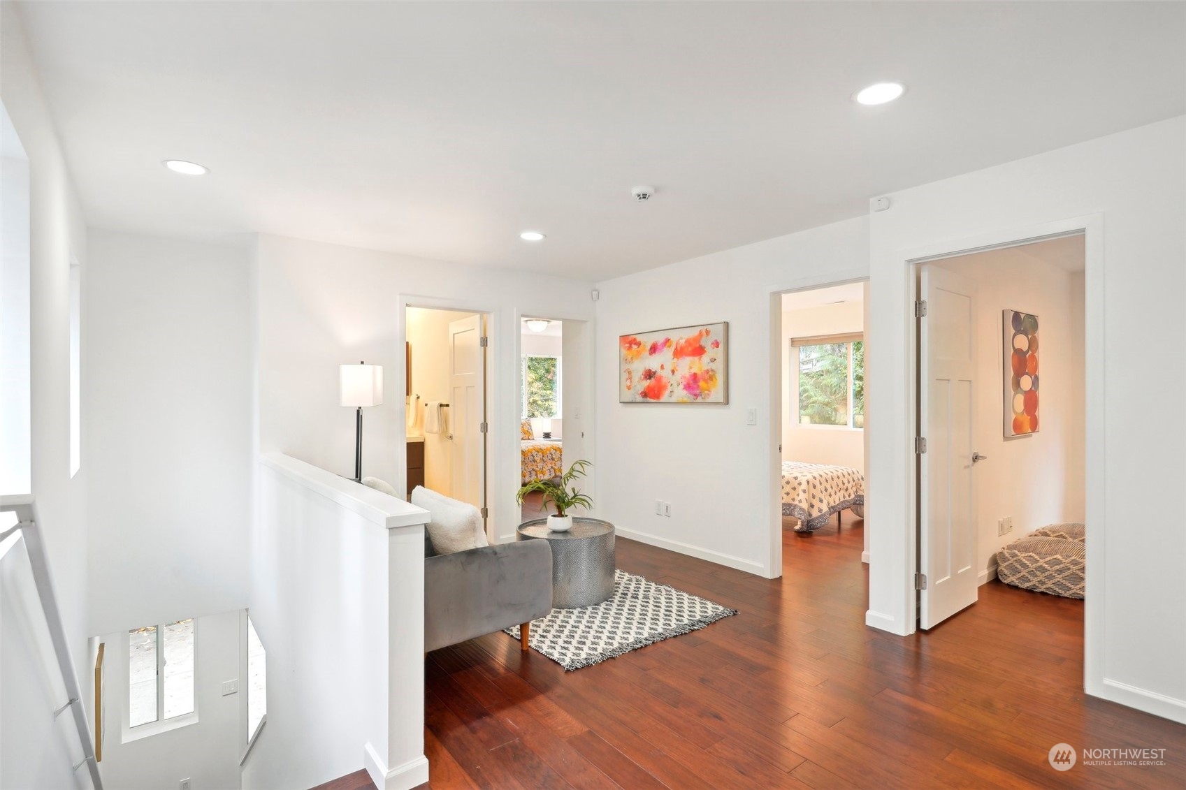 7453 Gatewood Road Southwest Seattle, WA 98136 - Photo 15 of 40 a living room with furniture and wooden floor