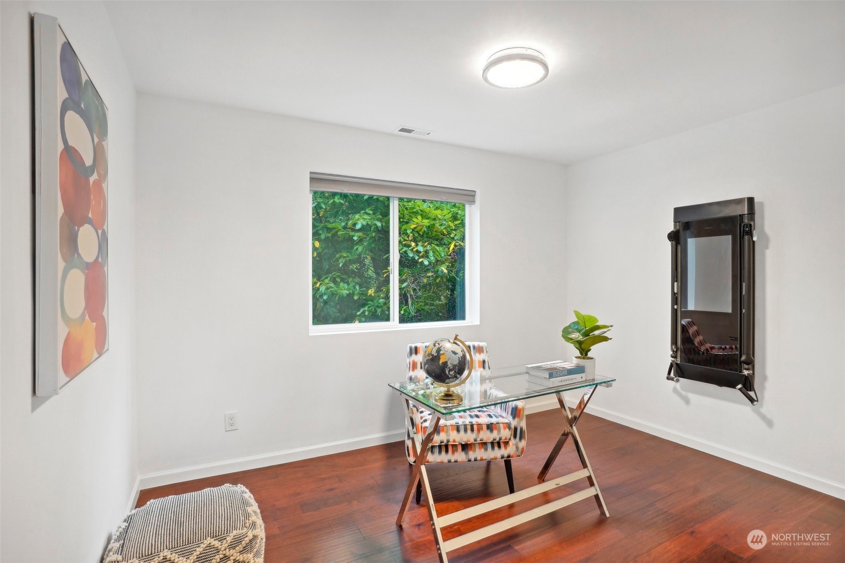 7453 Gatewood Road Southwest Seattle, WA 98136 - Photo 28 of 40 a workspace room with furniture and wooden floor