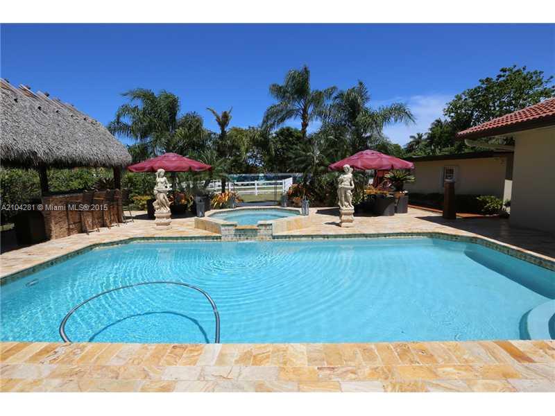 3845 Southwest 128th Avenue Miami, FL 33175 - Photo 24 of 35 a view of a swimming pool with an outdoor seating