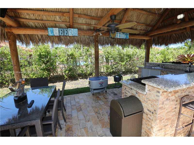 3845 Southwest 128th Avenue Miami, FL 33175 - Photo 26 of 35 a backyard of a house with table and chairs