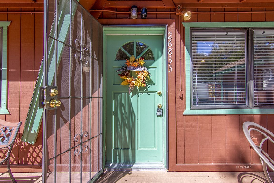 26833 Idyllwild Road Idyllwild, CA 92549 - Photo 11 of 38 a view of a entryway door of the house
