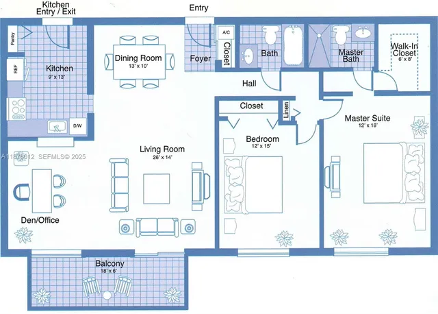 swimming pool view with a garden space