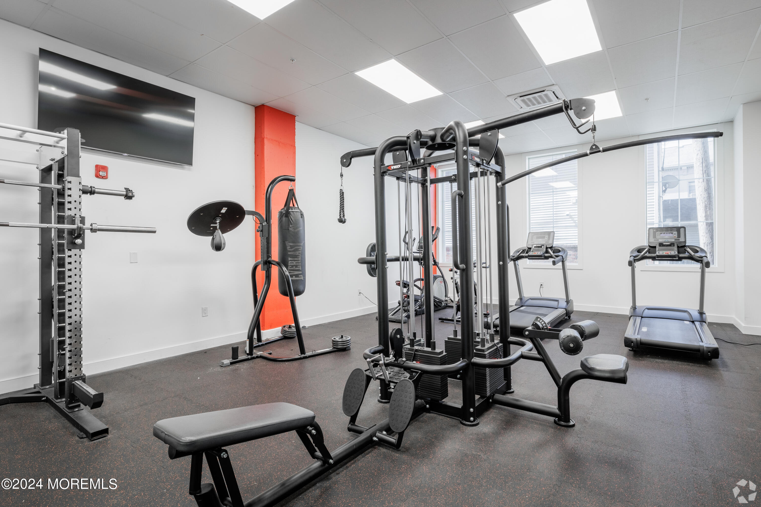 126 Main Street, Unit 410 Matawan, NJ 07747 - Photo 12 of 13 a view of a room with gym equipment