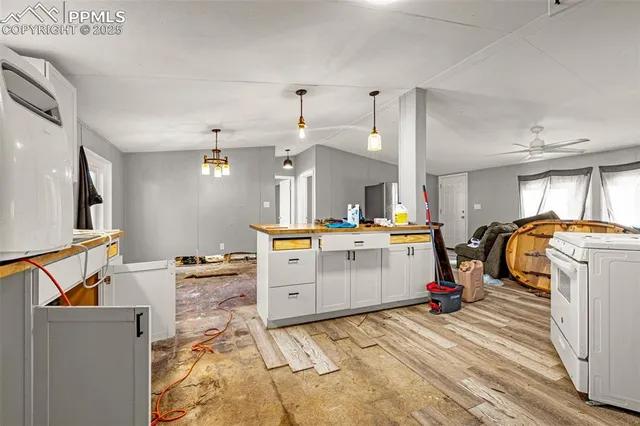 a room with storage and utility