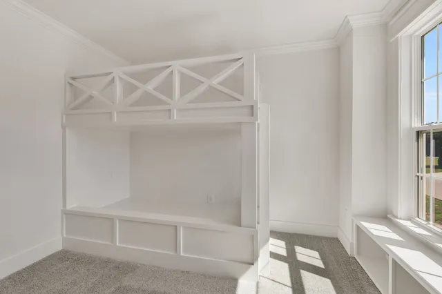 a view of a lake with a building in the background