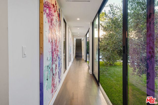 a view of a corridor