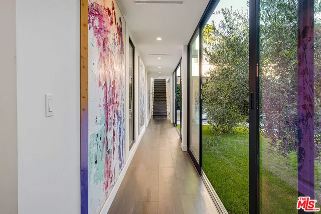 a view of a corridor