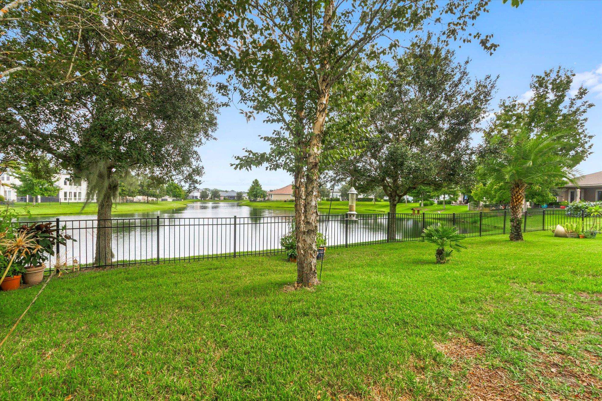 256 Vivian James Drive St. Augustine, FL 32092 - Photo 11 of 57 a garden with trees in the background