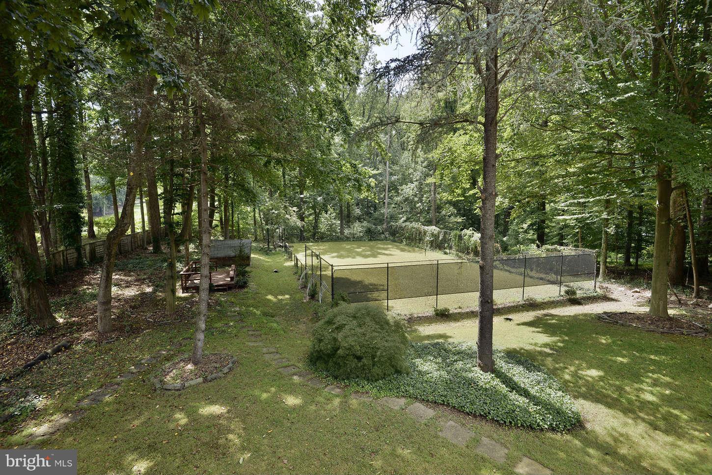 7324 Arrowood Road Bethesda, MD 20817 - Photo 25 of 30 a backyard of a house with lots of green space