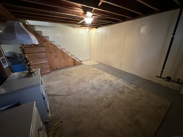 a view of storage and utility room