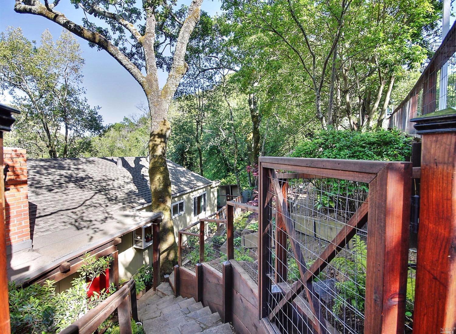 Stairway to the front door