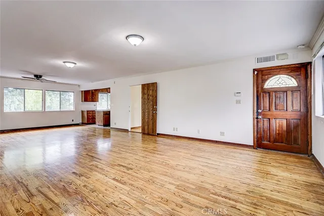 a view of an empty room