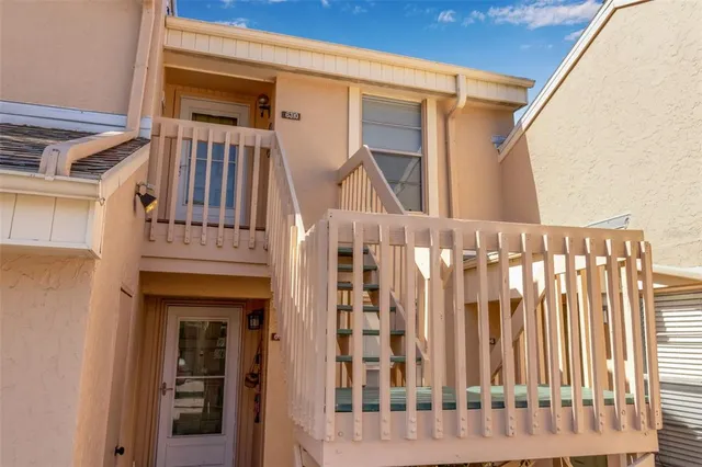 a view of front door