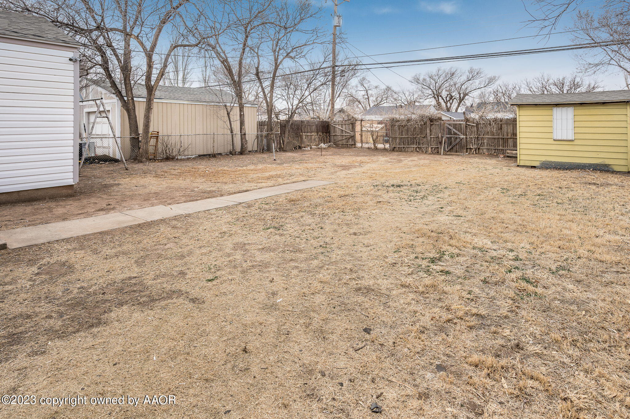 4402 South Travis Street Amarillo, TX 79110 - Photo 15 of 15 Back Yard