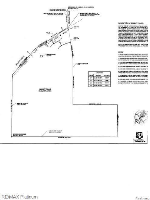 11195 Halsey Road Grand Blanc, MI 48439 - Photo 54 of 55 Halsey Rd. sketch