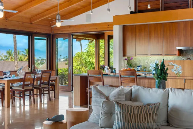 a view of a livingroom with furniture