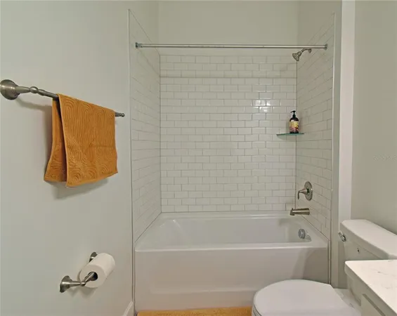 a bathroom with a toilet and a bathtub