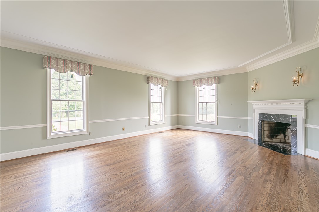 445 5 Points Road Rush, NY 14543 - Photo 4 of 40 The spacious airy formal living room boasts soft s