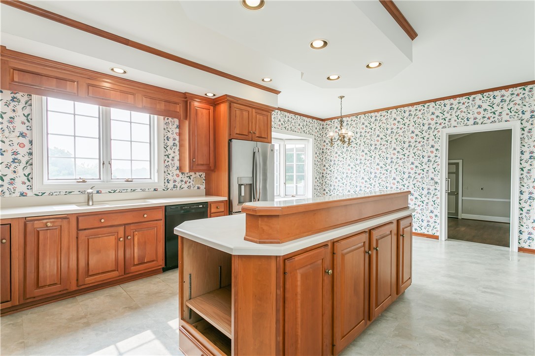 445 5 Points Road Rush, NY 14543 - Photo 10 of 40 AA generous supply of recessed lighting provides w