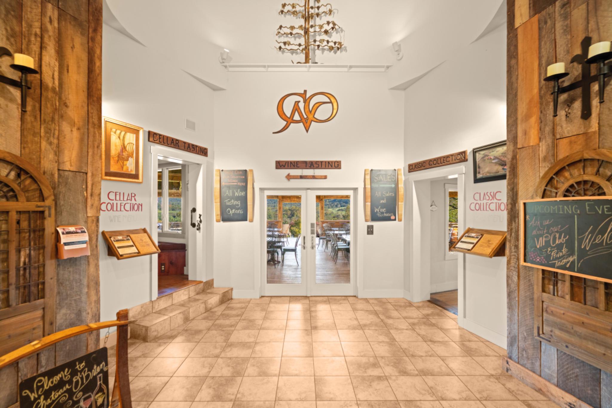 3238 Railstop Road Markham, VA 22643 - Photo 5 of 33 a view of a entryway with furniture and chandelier
