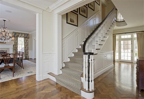 174 Highland Street Weston, MA 02493 - Photo 15 of 29 a view of entryway and hall with wooden floor