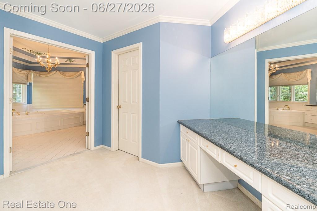 3347 St George Court Rochester, MI 48306 - Photo 24 of 51 Main primary bath vanity