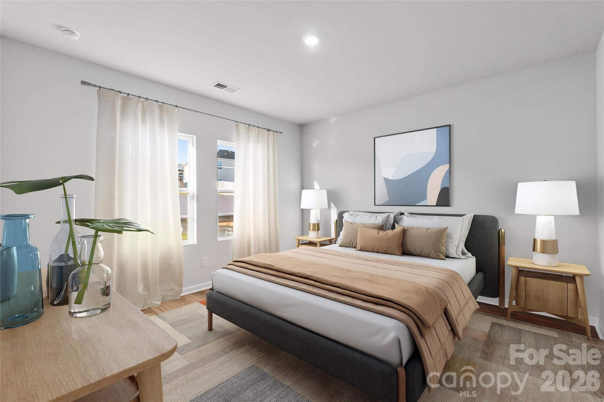 207 Rodeo Drive, Unit 4 Shelby, NC 28150 - Photo 7 of 8 a bedroom with a bed and a table